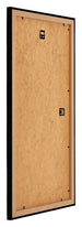 Mura MDF Bilderrahmen 40x80cm Schwarz Hochglanz Rucksteite Schrag | Yourdecoration.at