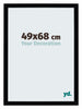 Mura MDF Bilderrahmen 49x68cm Schwarz Hochglanz Vorne Messe | Yourdecoration.at