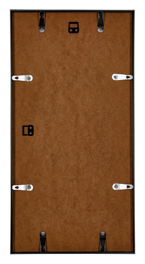 Austin Aluminium Bilderrahmen 20x40cm Schwarz Hochglanz Ruckseite | Yourdecoration.at