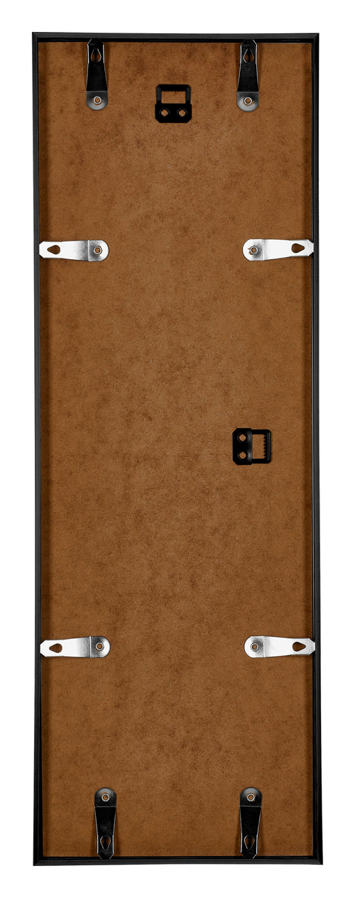 Austin Aluminium Bilderrahmen 20x60cm Schwarz Hochglanz Ruckseite | Yourdecoration.at