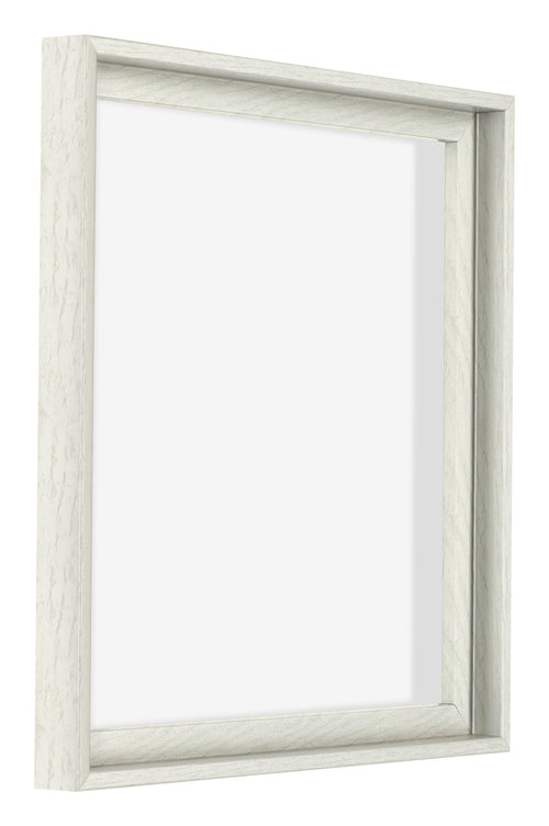 Lyon MDF Schattenfugenrahmen 1 1 White Wash Vorne Schrag | Yourdecoration.at