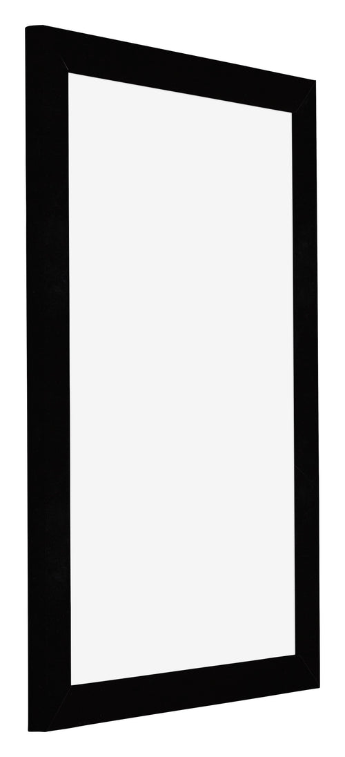 Mura MDF Bilderrahmen 32x45cm Schwarz Hochglanz Vorne Schrag | Yourdecoration.at