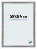 Mura MDF Bilderrahmen 59x84cm Grau Gewischt Vorne Messe | Yourdecoration.at
