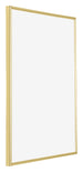 Annecy Kunststoff Bilderrahmen 18x24cm Gold Vorne Schrag | Yourdecoration.at