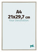 Annecy Kunststoff Bilderrahmen 21x29 7cm A4 Champagner Vorne Messe | Yourdecoration.at