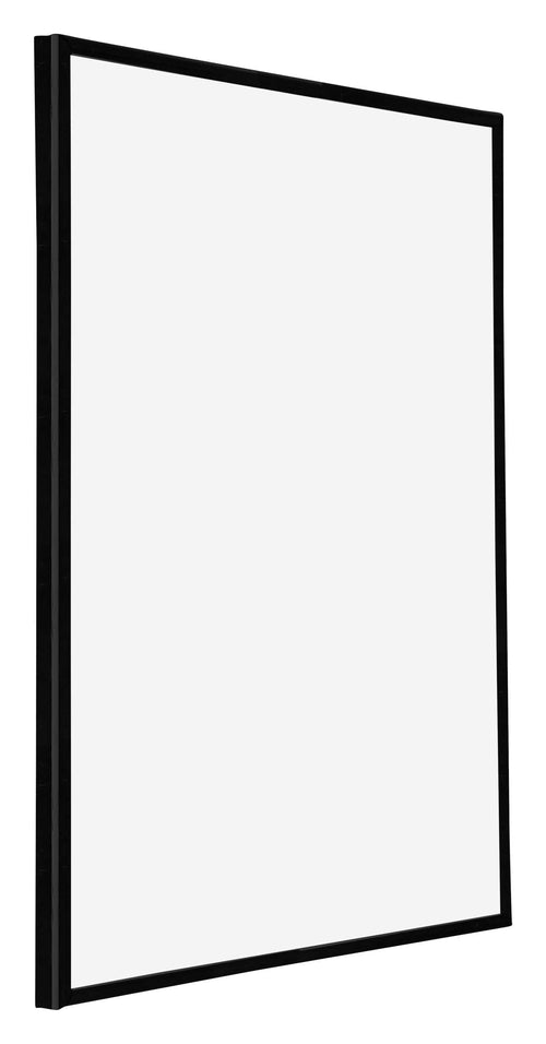 Annecy Kunststoff Bilderrahmen 24x30cm Schwarz Hochglanz Vorne Schuin | Yourdecoration.at