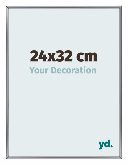 Annecy Kunststoff Bilderrahmen 24x32cm Silber Vorne Messe | Yourdecoration.at