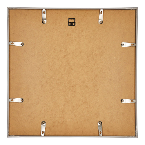 Annecy Kunststoff Bilderrahmen 25x25cm Silber Ruckseite | Yourdecoration.at