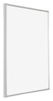 Annecy Kunststoff Bilderrahmen 25x30cm Silber Vorne Schuin | Yourdecoration.at