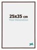 Annecy Kunststoff Bilderrahmen 25x35cm Braun Vorne Messe | Yourdecoration.at