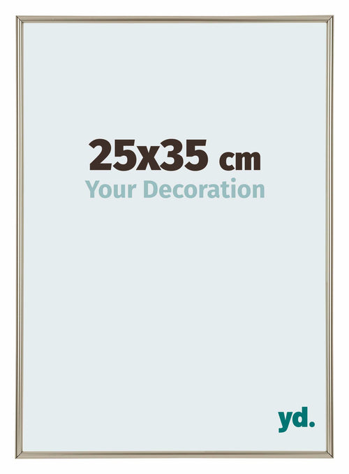 Annecy Kunststoff Bilderrahmen 25x35cm Champagner Vorne Messe | Yourdecoration.at