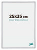 Annecy Kunststoff Bilderrahmen 25x35cm Silber Vorne Messe | Yourdecoration.at
