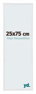 Annecy Kunststoff Bilderrahmen 25x75cm Weiß Hochglanz Vorne Messe | Yourdecoration.at