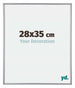 Annecy Kunststoff Bilderrahmen 28x35cm Silber Vorne Messe | Yourdecoration.at
