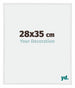 Annecy Kunststoff Bilderrahmen 28x35cm Weiss Hochglanz Vorne Messe | Yourdecoration.at