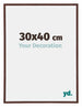 Annecy Kunststoff Bilderrahmen 30x40cm Braun Vorne Messe | Yourdecoration.at