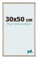 Annecy Kunststoff Bilderrahmen 30x50cm Champagner Vorne Messe | Yourdecoration.at