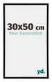 Annecy Kunststoff Bilderrahmen 30x50cm Schwarz Hochglanz Messe | Yourdecoration.at