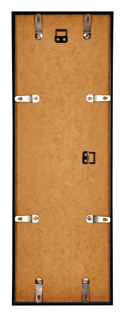 Annecy Kunststoff Bilderrahmen 33x98cm Schwarz Hochglanz Ruckseite | Yourdecoration.at