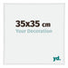 Annecy Kunststoff Bilderrahmen 35x35cm Weiss Hochglanz Vorne Messe | Yourdecoration.at