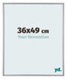 Annecy Kunststoff Bilderrahmen 36x49cm Silber Vorne Messe | Yourdecoration.at