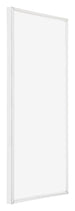 Annecy Kunststoff Bilderrahmen 40x70cm Weiss Hochglanz Vorne Schuin | Yourdecoration.at