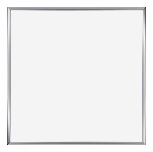 Annecy Kunststoff Bilderrahmen 45x45cm Silber Vorne | Yourdecoration.at