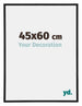 Annecy Kunststoff Bilderrahmen 45x60cm Schwarz Matt Vorne Messe | Yourdecoration.at