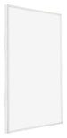 Annecy Kunststoff Bilderrahmen 45x60cm Weiss Hochglanz Vorne Schuin | Yourdecoration.at