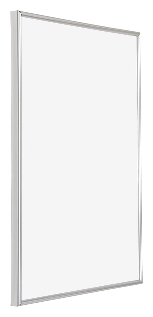 Annecy Kunststoff Bilderrahmen 46x61cm Silber Vorne Schrag | Yourdecoration.at