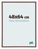 Annecy Kunststoff Bilderrahmen 48x64cm Braun Vorne Messe | Yourdecoration.at
