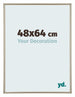 Annecy Kunststoff Bilderrahmen 48x64cm Champagner Vorne Messe | Yourdecoration.at