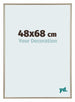 Annecy Kunststoff Bilderrahmen 48x68cm Champagner Vorne Messe | Yourdecoration.at