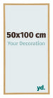 Annecy Kunststoff Bilderrahmen 50x100cm Buche Hell Vorne Messe | Yourdecoration.at