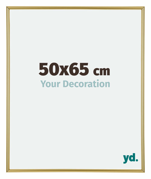 Annecy Kunststoff Bilderrahmen 50x65cm Gold Vorne Messe | Yourdecoration.at