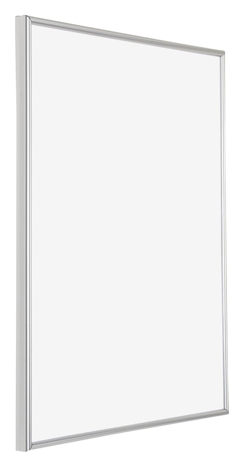 Annecy Kunststoff Bilderrahmen 55x65cm Silber Vorne Schuin | Yourdecoration.at