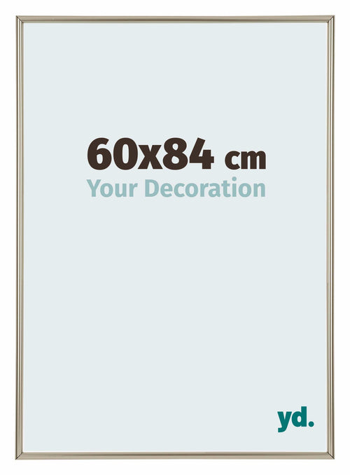 Annecy Kunststoff Bilderrahmen 60x84cm Champagner Vorne Messe | Yourdecoration.at