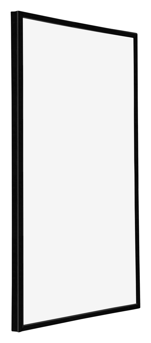 Annecy Kunststoff Bilderrahmen 60x90cm Schwarz Hochglanz Vorne Schuin | Yourdecoration.at