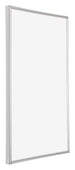 Annecy Kunststoff Bilderrahmen 60x90cm Silber Vorne Schuin | Yourdecoration.at