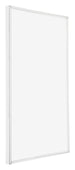 Annecy Kunststoff Bilderrahmen 60x90cm Weiss Hochglanz Vorne Schuin | Yourdecoration.at