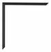 Annecy Kunststoff Bilderrahmen 67x98cm Schwarz Matt Detail Ecke | Yourdecoration.at