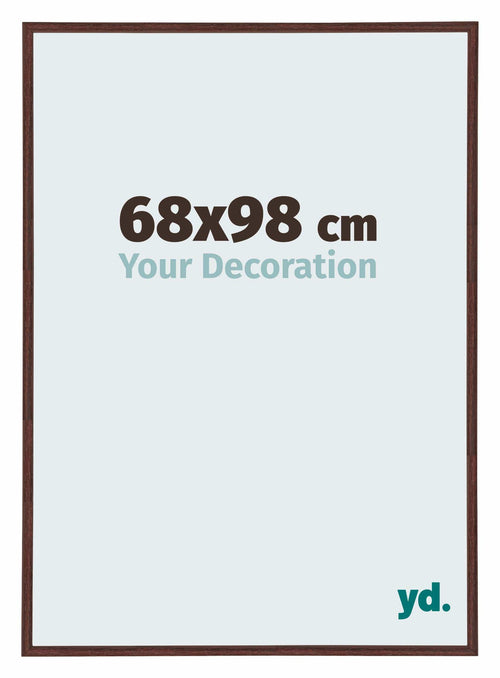 Annecy Kunststoff Bilderrahmen 68x98cm Braun Vorne Messe | Yourdecoration.at