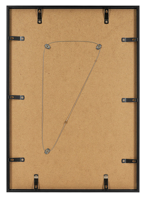 Aurora Aluminium Bilderrahmen 42x59 4cm A2 set von 2 Schwarz Ruckseite | Yourdecoration.de
