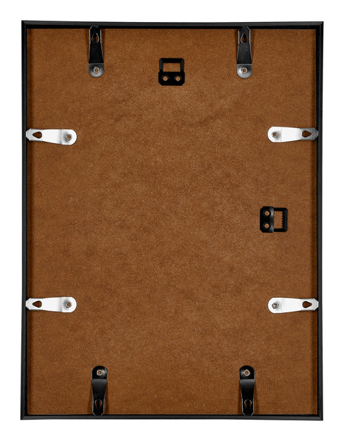 Austin Aluminium Bilderrahmen 18x24cm Schwarz Hochglanz Ruckseite | Yourdecoration.at