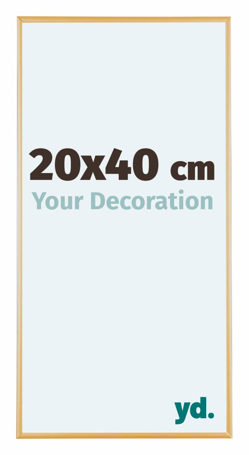 Austin Aluminium Bilderrahmen 20x40cm Gold Vintage Vorne Messe | Yourdecoration.at