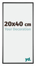 Austin Aluminium Bilderrahmen 20x40cm Schwarz Hochglanz Vorne Messe | Yourdecoration.at
