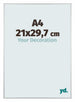Austin Aluminium Bilderrahmen 21x29 7cm A4 Silber Matt Vorne Messe | Yourdecoration.at