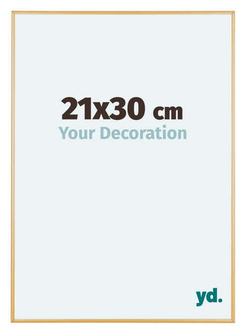 Austin Aluminium Bilderrahmen 21x30cm Gold Vintage Vorne Messe | Yourdecoration.at