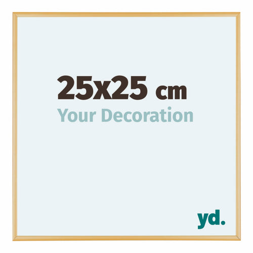 Austin Aluminium Bilderrahmen 25x25cm Gold Vintage Vorne Messe | Yourdecoration.at