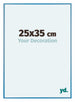 Austin Aluminium Bilderrahmen 25x35cm Stahl Blau Vorne Messe | Yourdecoration.at